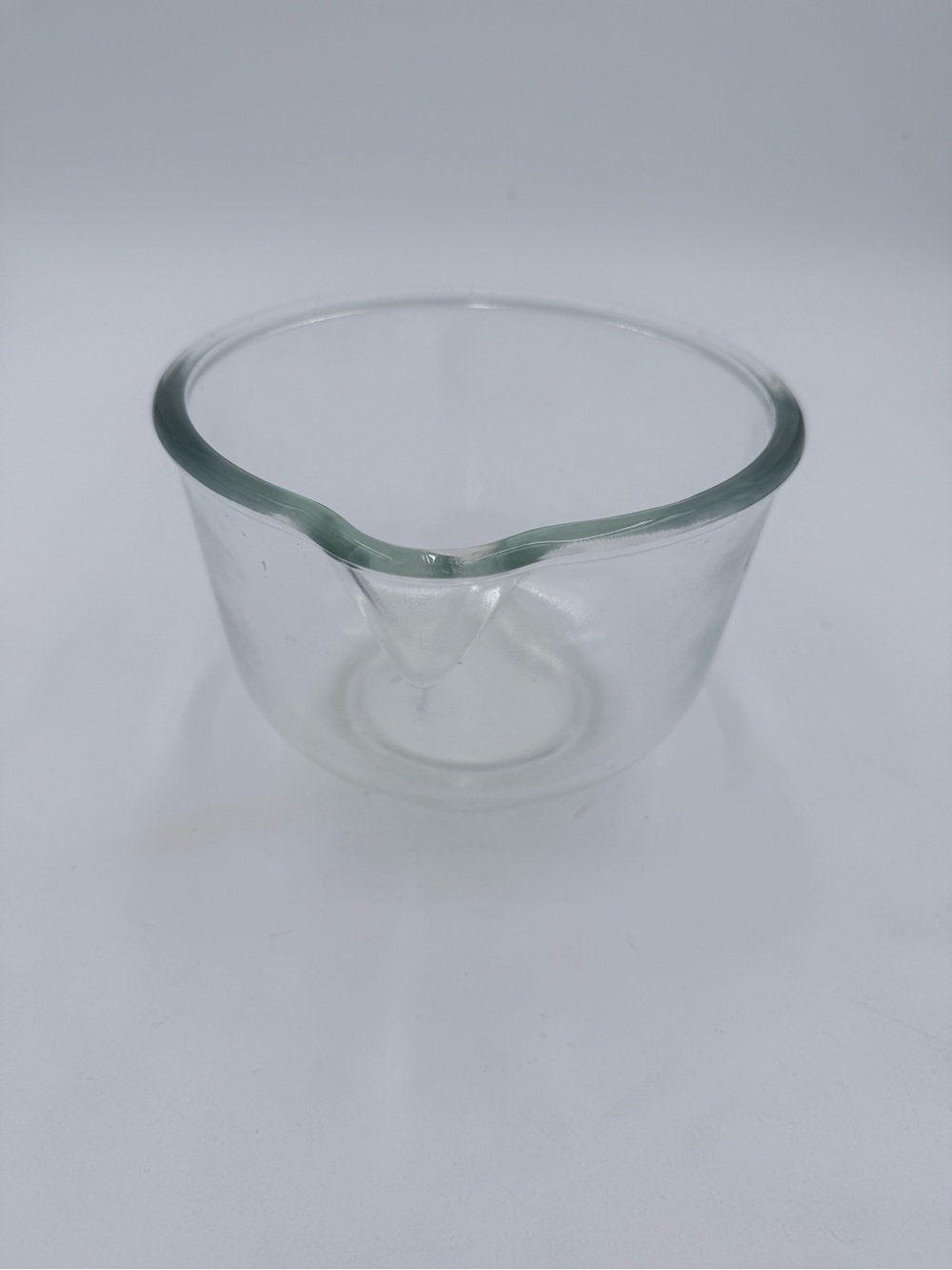GLASBAKE For Sunbeam Mixing Bowl With Spout #7 CLEAR